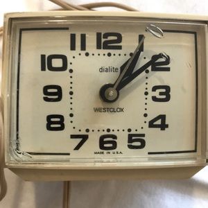 🚦Vintage Westclox Alarm Clock Made In Usa